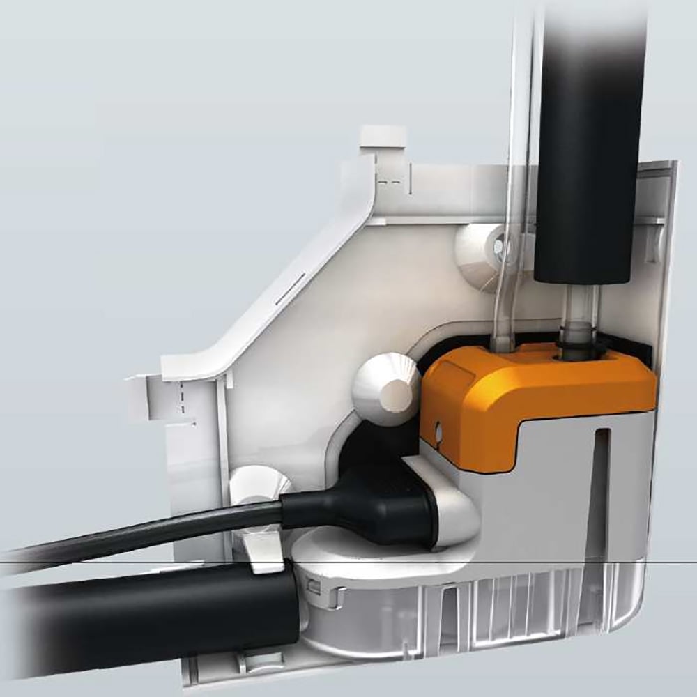 Насос дренажный поршневой "Sauermann" Si-10 Delta Pack (80x60mm), белый DP10CE05UN23