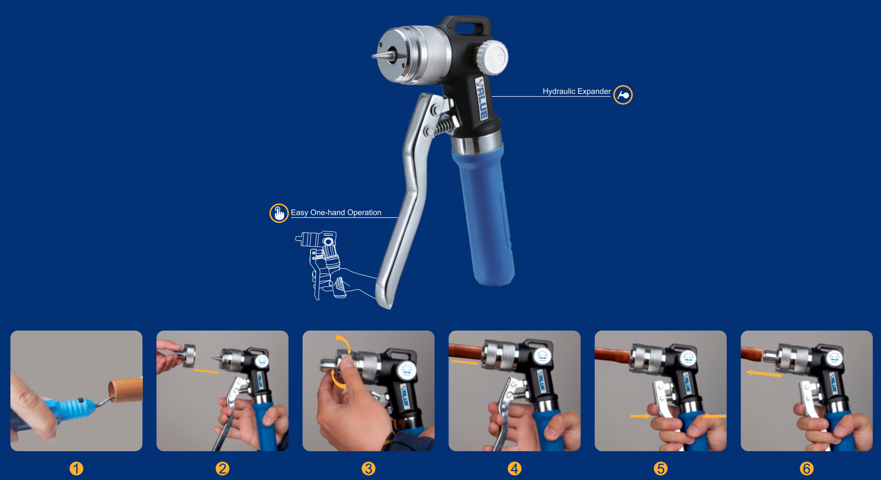 Гидравлический расширитель труб Value VHE-29A