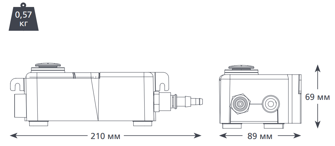 Дренажный насос Aspen Pumps Mini Tank 