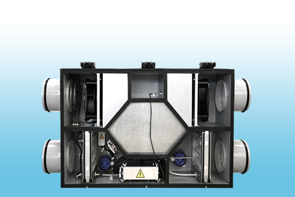 Компактная установка Hort с пластинчатым рекуператором тепла HT STIL-P